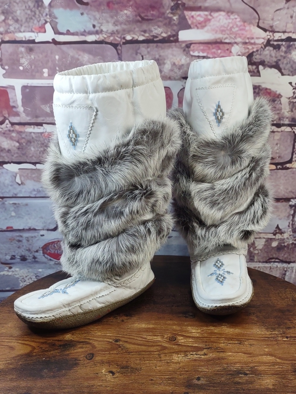 Artisan Crafted Leather Mukluk Boots